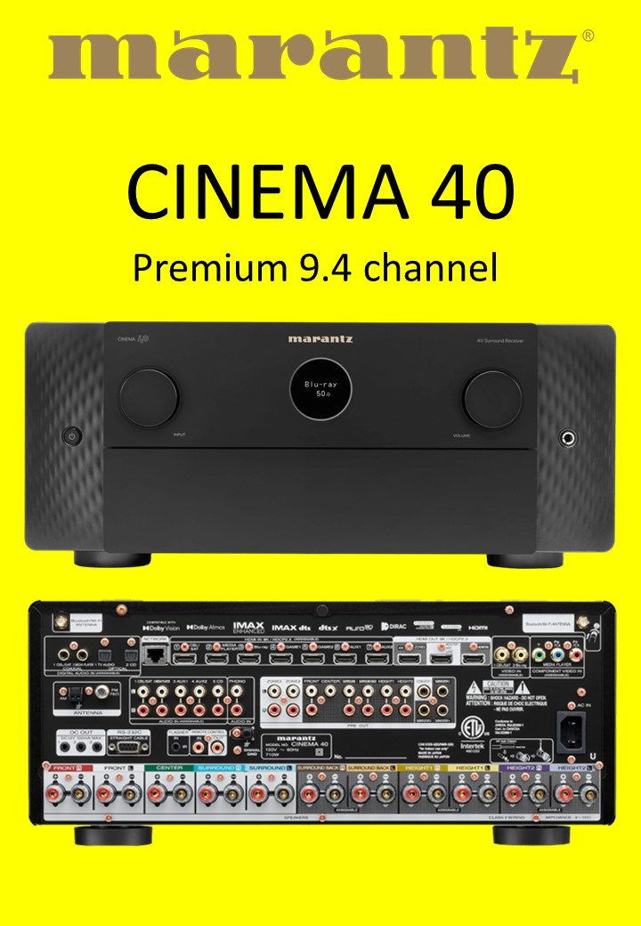 MARANTZ CINEMA 40 Premium 9.4 channel 125-watts-per-channel