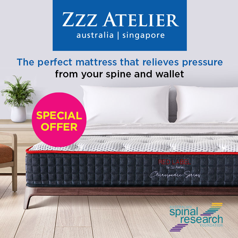 Zzz Atelier Red Label Pocketed Spring Mattress 9"  Chiropedic 5 Zone Individually * AUSTRALIAN BRAND *  - Hotel Grade